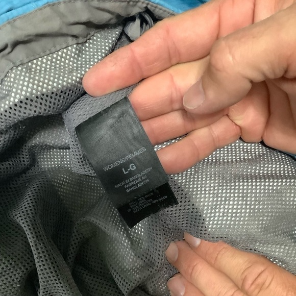 The North Face Jacket Sz Large Windbreaker Blue - Picture 10 of 10